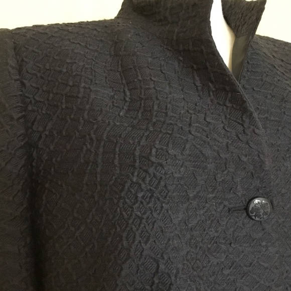 Armani Collezioni Blazer Black Made in Italy Size 16 - Picture 4 of 10